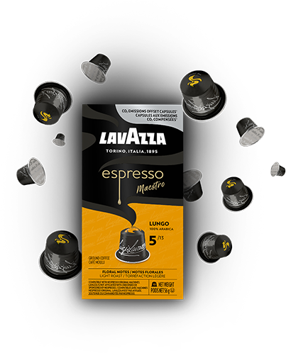 Café AGGA. Recyclable Lungo Capsules Compatible Nespresso®