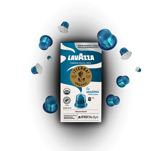 Lavazza Tierra for ia Aluminum Compatible Capsules