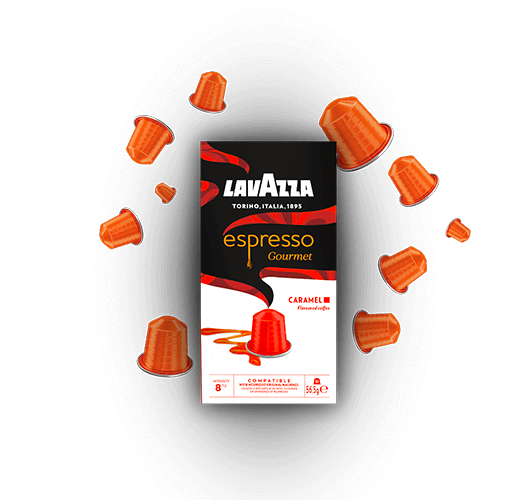 Espresso gourmet au caramel