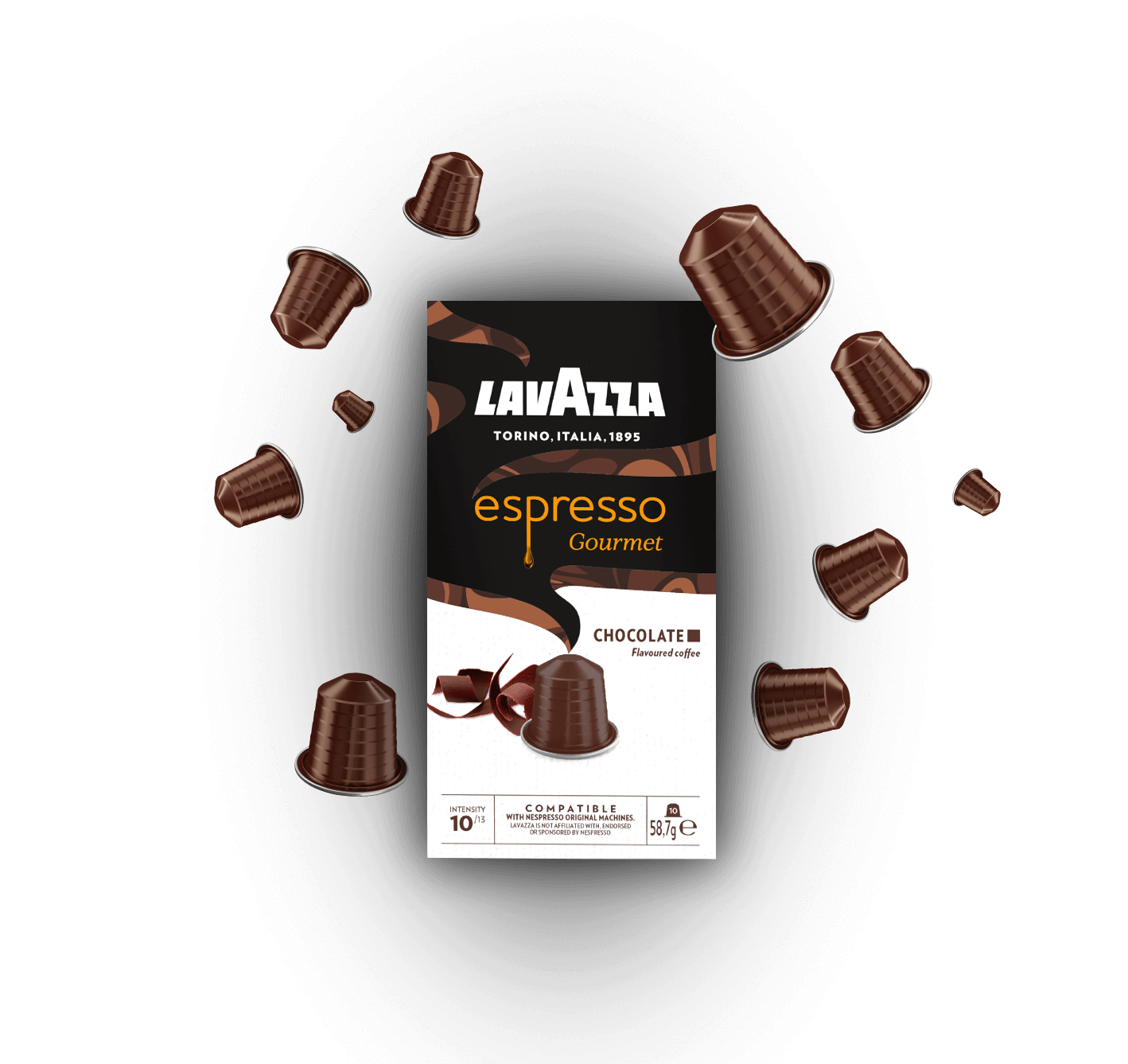 Espresso gourmet au chocolat