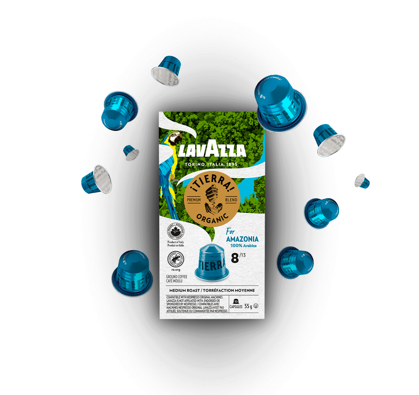 Tierra! For Amazonia - Capsules Lavazza compatible with Nespresso
