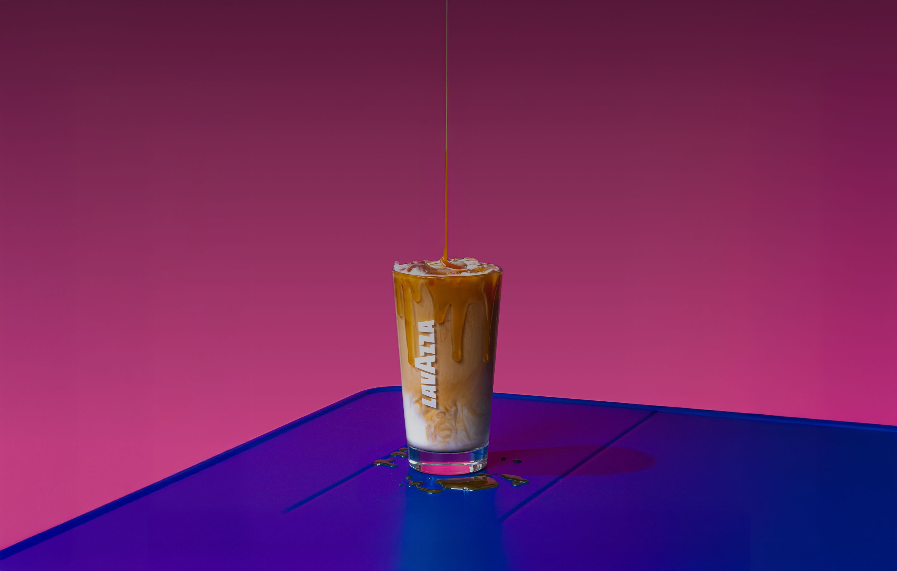iced caramel latte