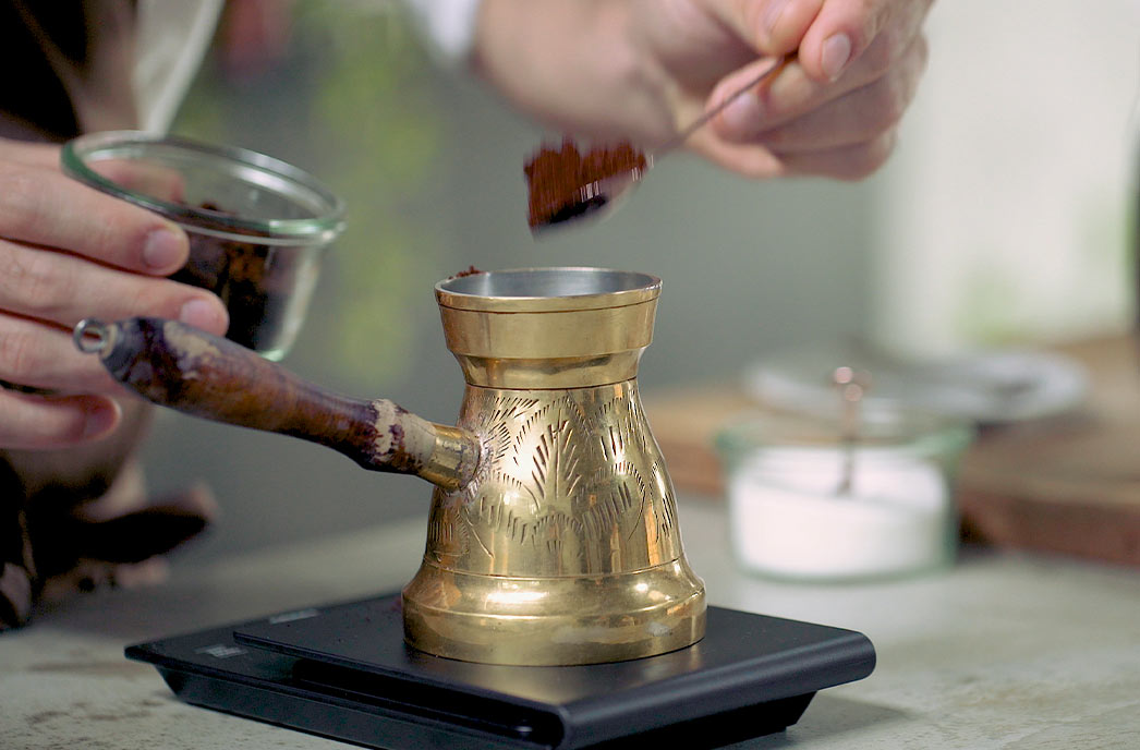 cezve coffee preparation