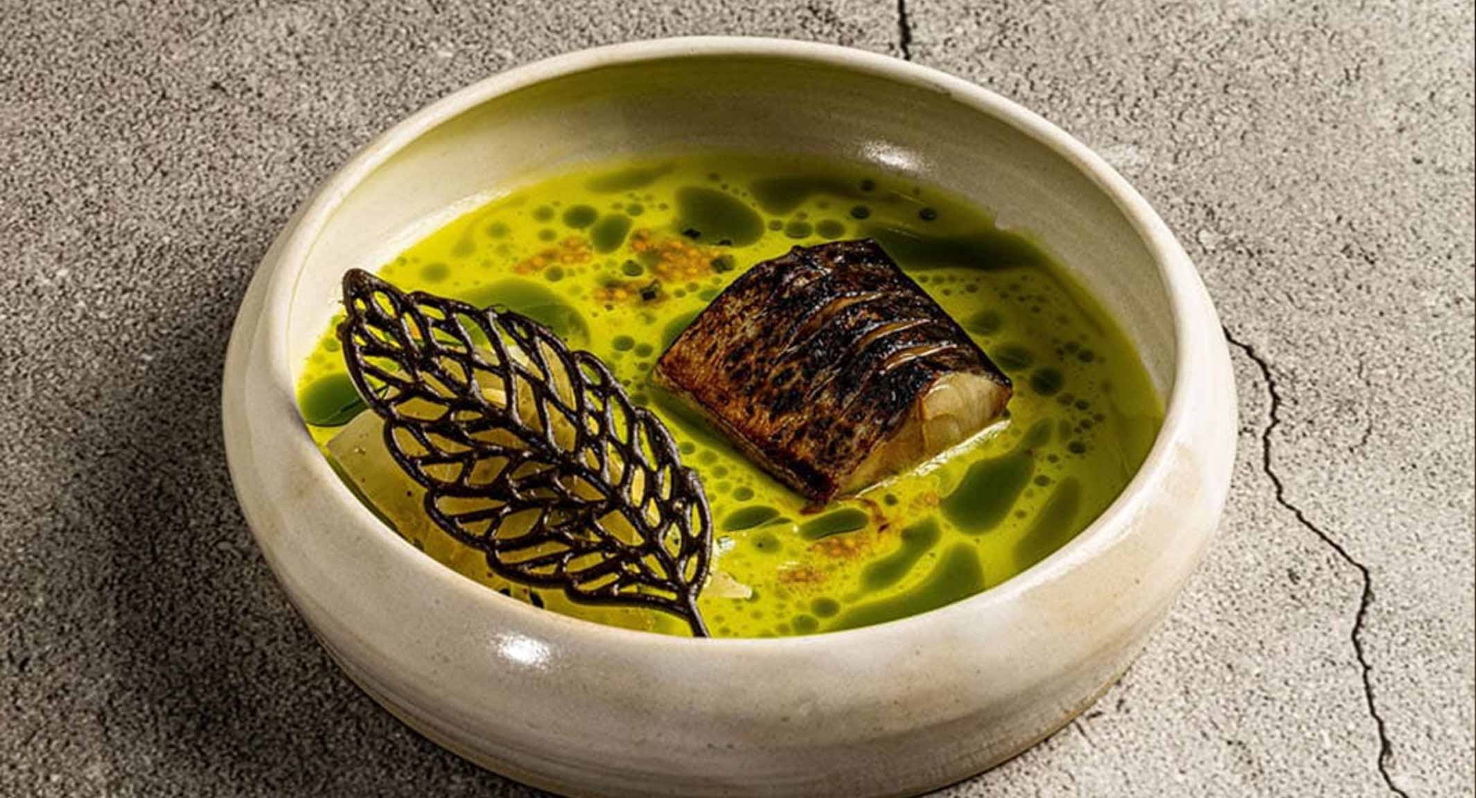 Assiette présentée par Andrea Camastra